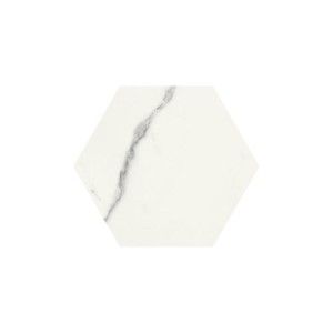 SCULTOREA STATUARIO VENA ARGENTO ESAGONA 25x21,6 - CERAMICHE MARCA CORONA J469 CERAMICHE MARCA CORONA  - 1