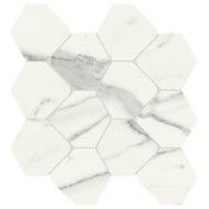 SCULTOREA  STATUARIO VENA ARGENTO TESSERE  ROMBO REFLEX  44,2x35,6 - CERAMICHE MARCA CORONA J564 CERAMICHE MARCA CORONA  - 1