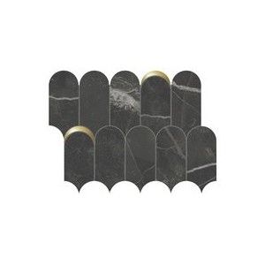 SCULTOREA DARK DIAMOND MOSAIQUE ARCO ORO REFLEX  41,2x30,3 - CERAMICHE MARCA CORONA J591 CERAMICHE MARCA CORONA  - 1