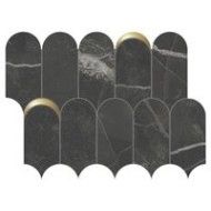 SCULTOREA DARK DIAMOND MOSAIQUE ARCO ORO REFLEX  41,2x30,3 - CERAMICHE MARCA CORONA J591 CERAMICHE MARCA CORONA  - 1