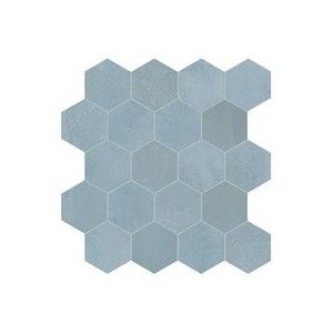 VULCANICA AZUL ESAGONA MOSAIQUE 31x30,3 - CERAMICHE MARCA CORONA J703 CERAMICHE MARCA CORONA  - 1