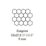 Tibur MOSAIQUE Esagona Tufo Matt 33x27,5 - CERDOMUS 97792 CERDOMUS - 1