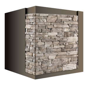 GEOPIETRA NAGO P45 LIMO Reconstructed Cladding Stone GEOPIETRA - 1