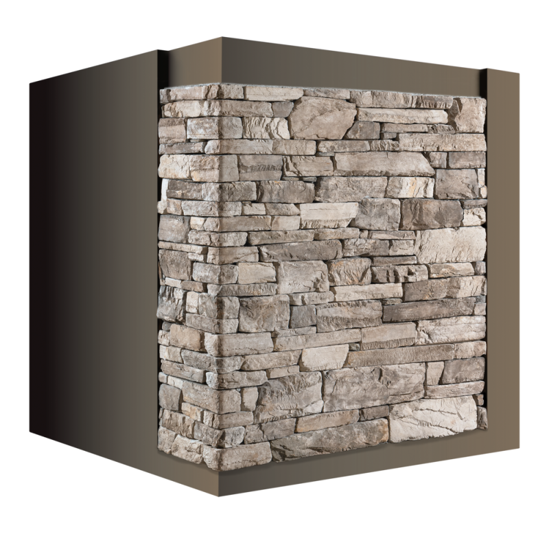 GEOPIETRA NAGO P45 LIMO Reconstructed Cladding Stone GEOPIETRA - 1