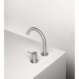 Z316 Countertop basin mixer with swivel spout L145 x h90mm - Rubinetteria Zazzeri 3300 1108 A01  - 1