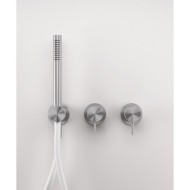 Z316 Einbau-Brausemischer Umsteller und 2-Wege-Handbrause – ohne Flex – Rubinetteria Zazzeri 3300 B401 A01  - 1