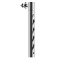 Z316 Pomme de douche tubulaire pivotante verticale avec Flyfall mural complet - Rubinetteria Zazzeri 3300 SO03 A00  - 1