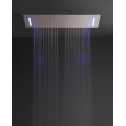 Shirò Skyrain Soffione a soffitto con pioggia e led RGB 700x400mm - Rubinetteria Zazzeri 1101 SO12 A00  - 1