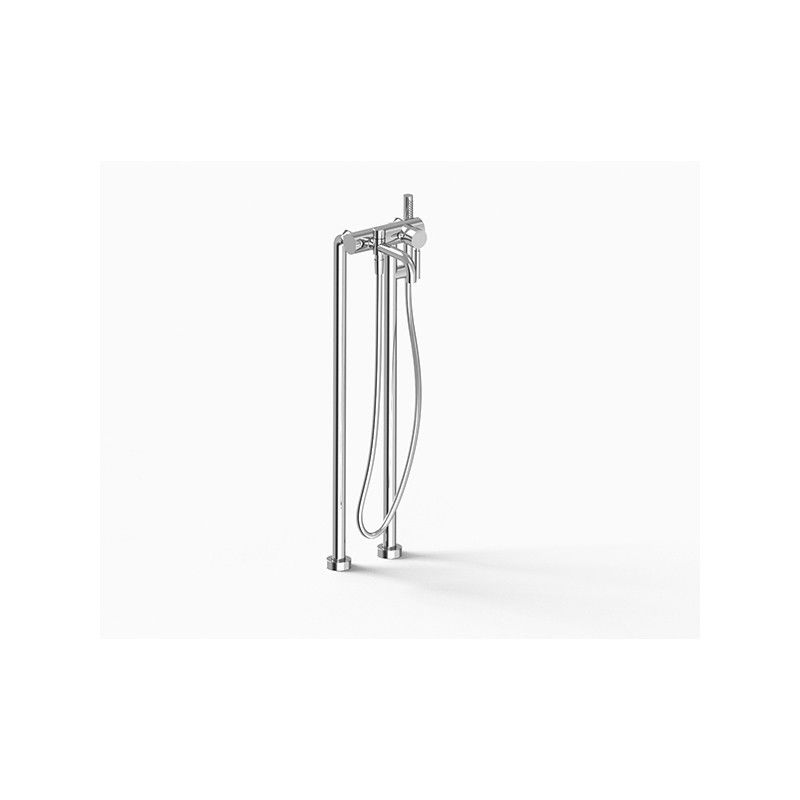 DA-DA 7 Mono Externer Wannenmischer auf Rohren - Zazzeri-Wasserhähne 4707 0450 A00  - 1