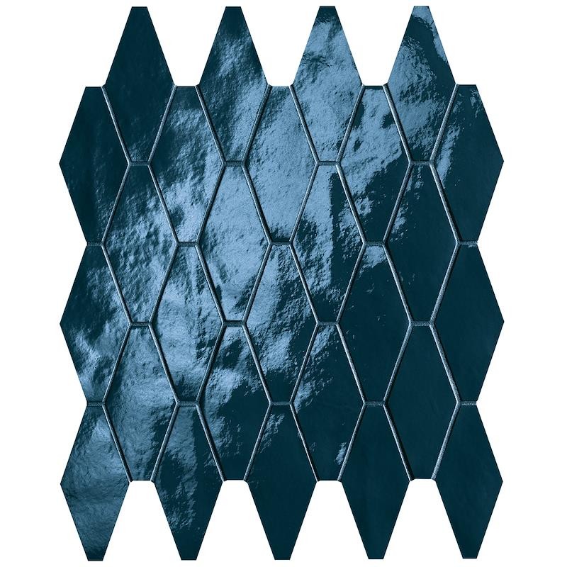 GLIM BLU NAVY ROMBI MOSAICO 31X35,5 BRILL - FAP CERAMICHE fRW8 FAP CERAMICHE - 1