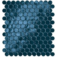 GLIM BLU NAVY ROUND MOSAICO 29,5X32,5 BRILL - FAP CERAMICHE fROH FAP CERAMICHE - 1