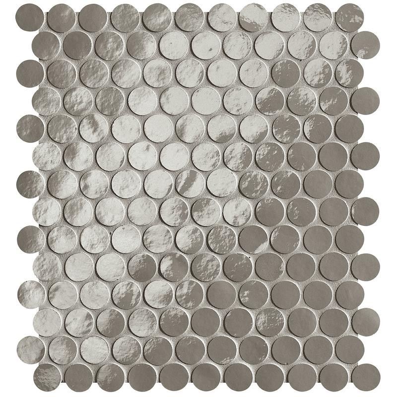 GLIM GRIGIO FUMO ROUND MOSAICO 29,5X32,5 BRILL - FAP CERAMICHE fROJ FAP CERAMICHE - 1