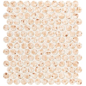 GLIM GEMME ROSA ROUND MOSAICO 29,5X32,5 MATT - FAP CERAMICHE fRUC FAP CERAMICHE - 1