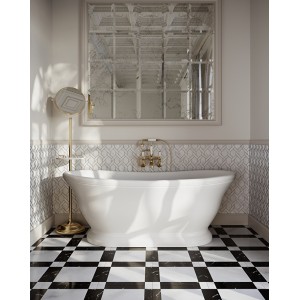 Aurora Bathtub in  white tec plus 171LxH70,5xD87 DEVON&DEVON - 1