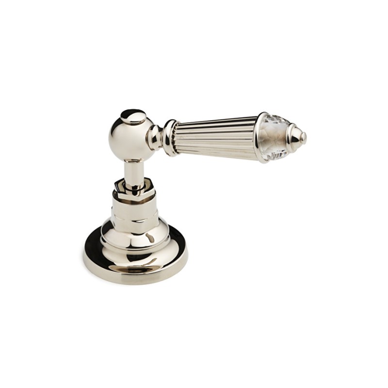 Diamond Single Hot Stopcock - Polished Nickel DEVON&DEVON - 1