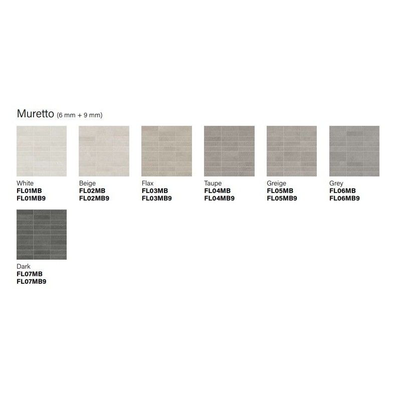 I CEMENTI WHITE MURETTO 6MM  30X30 - ITALGRANITI GROUP FL01MB ITALGRANITI GROUP - 1