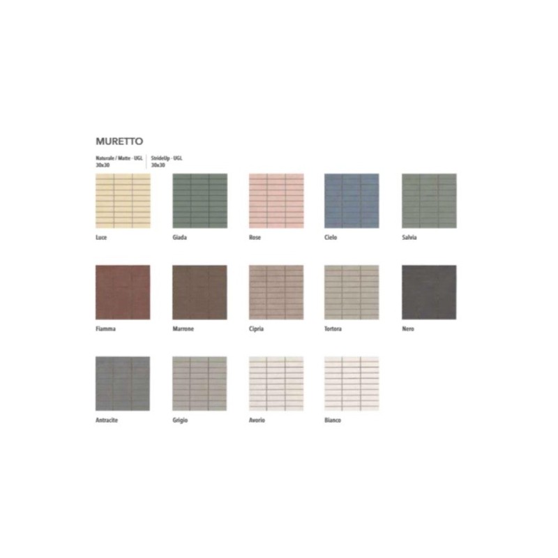 NUANCES FIAMMA MURETTO 9MM  30X30 - ITALGRANITI GROUP NU11MB9 ITALGRANITI GROUP - 1