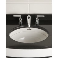 Twenties 3 Hole Basin Set with Pop Up waste - Chrome DEVON&DEVON - 1