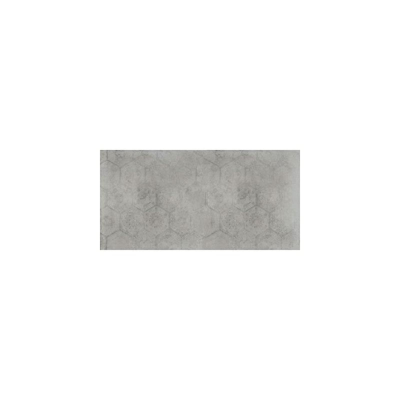 SOFT CONCRETE 120X60  HEXAGON IRON 8MM - PORCELAINGRES X1266325X8 PORCELAINGRES - 1