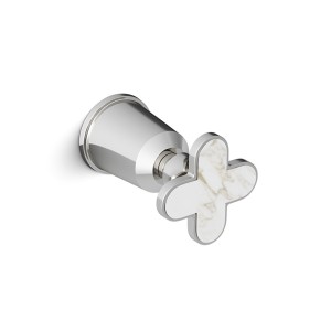 Twenties Absperrhahn einzelner - Chrom Calacatta Oro DEVON&DEVON - 1