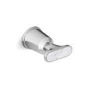 Twenties Inverseur encastre - Chrome Carrare blanche DEVON&DEVON - 1