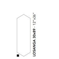 I VARIEGATI LOSANGA AVORIO 30X89 - FIORANESE CERAMICHE  0IV391R FIORANESE CERAMICHE - 1