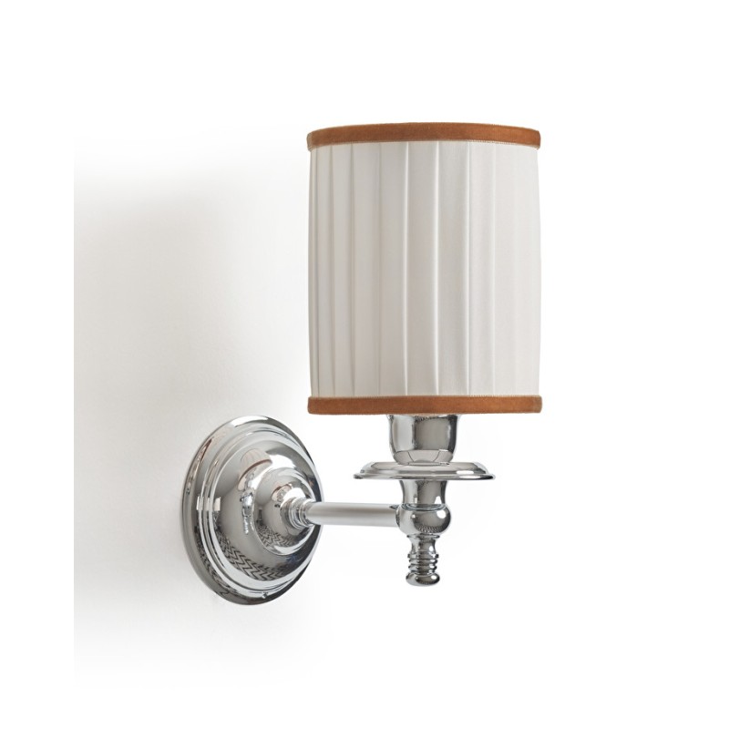 Daisy Velvet 2 Classification - Ip20 L11,5xH24,5xD19 avec Finitions Chrome Velours moutarde DEVON&DEVON - 1