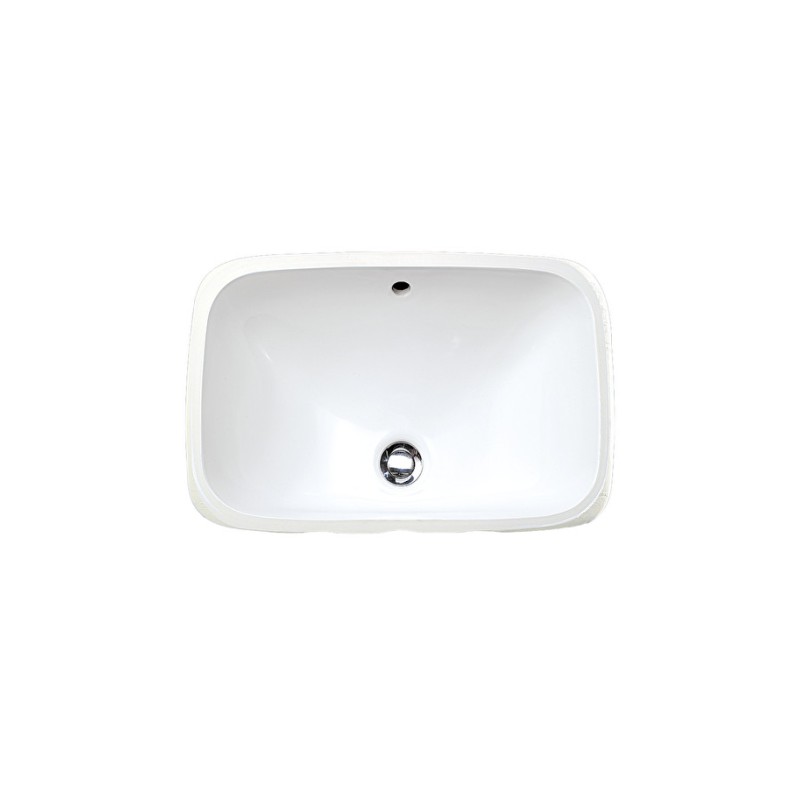 Swindon Undercounter washbasin L55,5xH20,5xD38,5 White DEVON&DEVON - 1