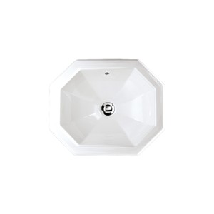 Astoria Washbasin Washbasin for over-counter or under-counter installation L50xH17,5xD42 White DEVON&DEVON - 1