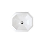 Astoria Lavabo Lavabo per montaggio soprapiano o sottopiano L50xH17,5xD42 Bianco DEVON&DEVON - 1