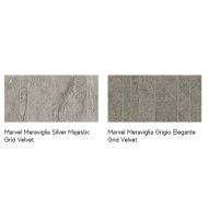 Marvel Meraviglia Silver Majestic 59,5X118,2 Grid Velvet CERAMICHE ATLAS CONCORDE - 1
