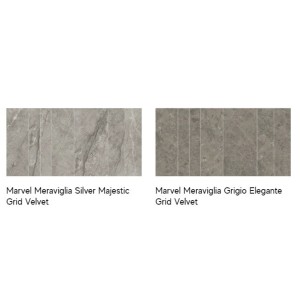 Marvel Meraviglia Grigio Elegante 59,5X118,2 Grid Velvet CERAMICHE ATLAS CONCORDE - 1