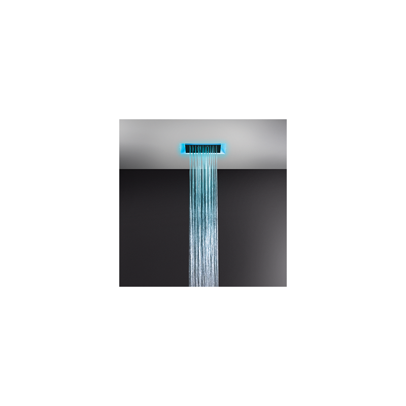 Système multifonction AFILO avec chromothérapie en faux plafond 300x300 avec fonctions pluie / cascade GESSI GESSI SPA  - 2