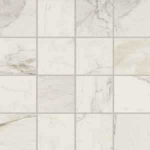 STONES 2.0 CALACATTA GLOSSY 6MM MOSAIQUE 7,5X7,5 - CREATIVE DESIGN FLORIM 752811 FLORIM CREATIVE DESIGN - 1