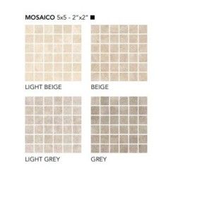 AUTENTICA BEIGE MOSAICO 5X5 RETTIFICATO - FIORANESE CERAMICHE AU2MS5R FIORANESE CERAMICHE - 1