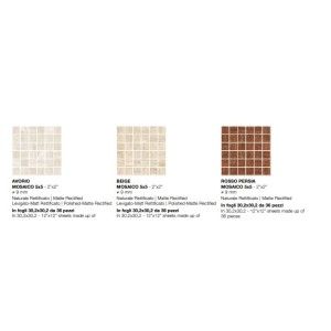 SENZATEMPO BEIGE MOSAICO 5X5 LEVIGATO MATT RETTIFICATO - FIORANESE CERAMICHE TT2MS5L FIORANESE CERAMICHE - 1