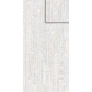 DOUBLE LINEAR TANGRAM WHITE LUX 3D 120X280 SQ - FLAVIKER PF60015126 FLAVIKER - 1