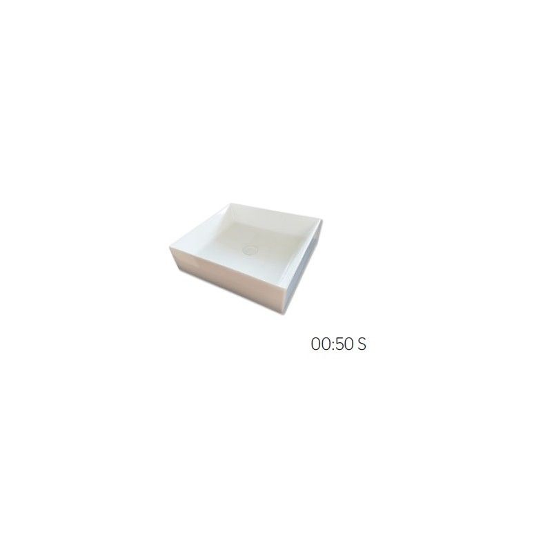 HAPPY HOUR SLIM Countertop washbasin 00:50 S without holes without overflow 50X47 HATRIA HATRIA - 3