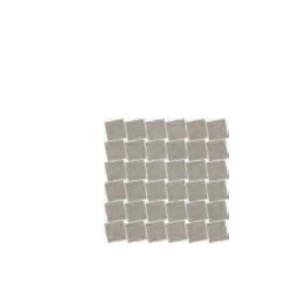CRUDA TORTORA MOSAICO STUCCO R9 30x30 - CERAMICA RONDINE J92759 CERAMICA RONDINE - 1