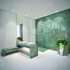 MARMOKER CARIBBEAN GREEN GLOSSY 6MM 60x120 6MM - CASALGRANDE PADANA 12310319 CASALGRANDE PADANA - 1