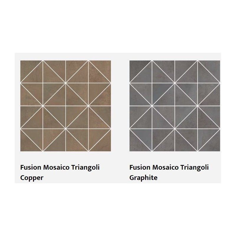FUSION  MOSAICO TRIANGOLI COPPER 36x36 - CASALGRANDE PADANA 16714439 CASALGRANDE PADANA - 1