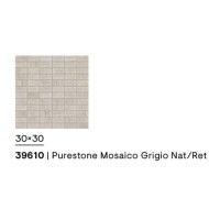 PURESTONE MOSAICO GRIGIO NATURALE RETTIFICATO 30X30 - CERAMICHE PIEMME 39610 PIEMME CERAMICHE - 1