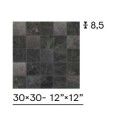 LIMESTONE BELGIUM BLACK MOSAIC MIX POLISHED 30X30 NATURAL - CERAMICHE PIEMME 05589 PIEMME CERAMICHE - 1