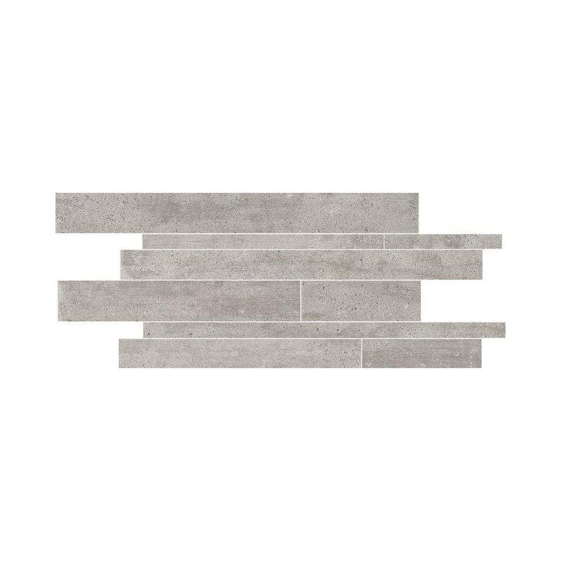 ON SQUARE 30X60 MOSAIC LISTELLO SFALSATO CEMENTO SQ - EMILCERAMICA E1N4 M633B8R EMILCERAMICA - 1