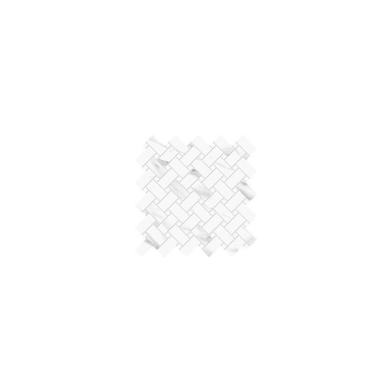 TELE DI MARMO  30X30 MOSAIC INTRECCI STATUARIO MICHELANGELO FULL LAPPED - EMILCERAMICA  EEHQ EMILCERAMICA - 1