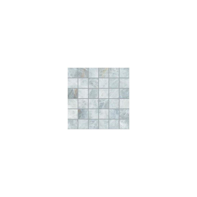 TELE DI MARMO PRECIOUS  30X30  MOSAIK 5X5 CRYSTAL AZURE SILKTECH - EMILCERAMICA  ELV9 EMILCERAMICA - 1
