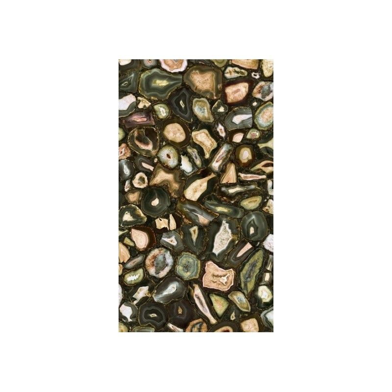 MYSTIC LUXE JUNIPER  GOLD GLOSSY 6MM 120X280 SQ - LUXURY DESIGN FLORIM CERAMICHE 779866 LUXURY DESIGN FLORIM CERAMICHE - 1