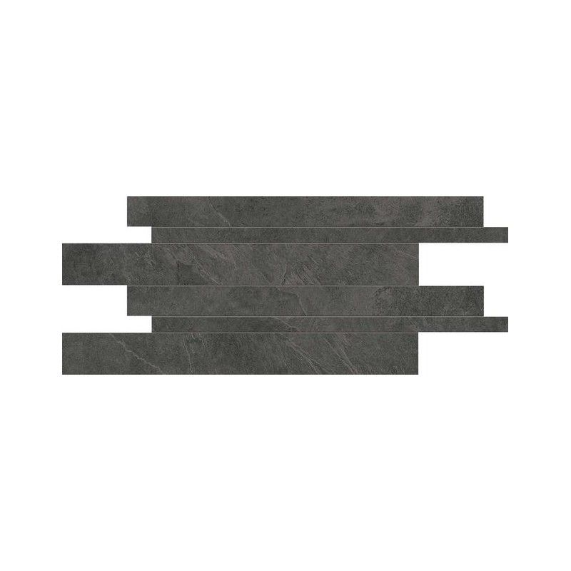 CORNERSTONE SLIM LISTELLI 30X60 SFALSATI SLATE BLACK 6,5MM NATURALE - ERGON EMILGROUP EKKN ERGON EMILGROUP - 1