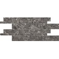 LOMBARDA MOSAICO LISTELLI 30X60 SFALSATI NERO LAPPATO CRESTA - ERGON EMILGROUP EDHF ERGON EMILGROUP - 1