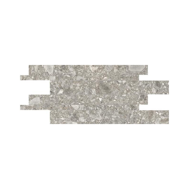 LOMBARDA MOSAICO LISTELLI 30X60 SFALSATI GRIGIO NATURALE - ERGON EMILGROUP EDH9 ERGON EMILGROUP - 1